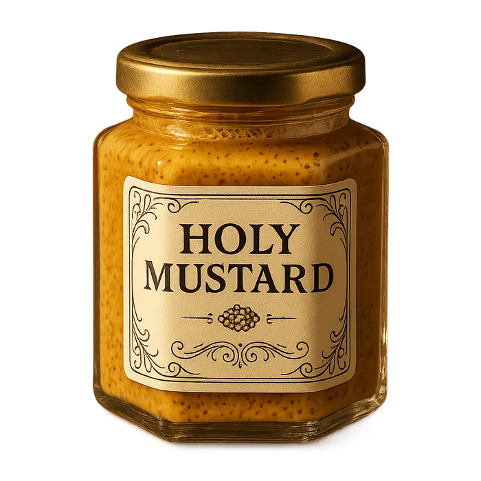 Holy Mustard bottle